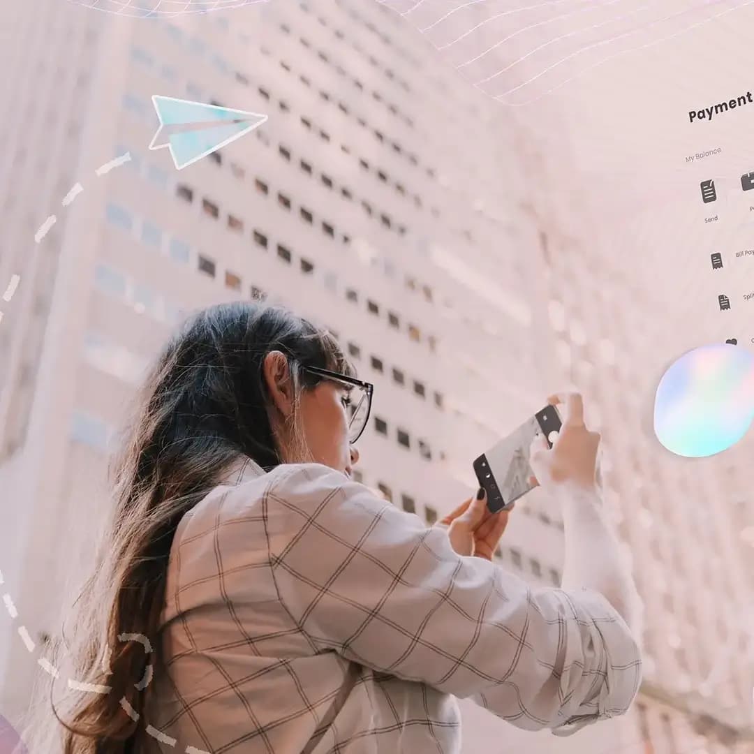 Creative media communications visuals